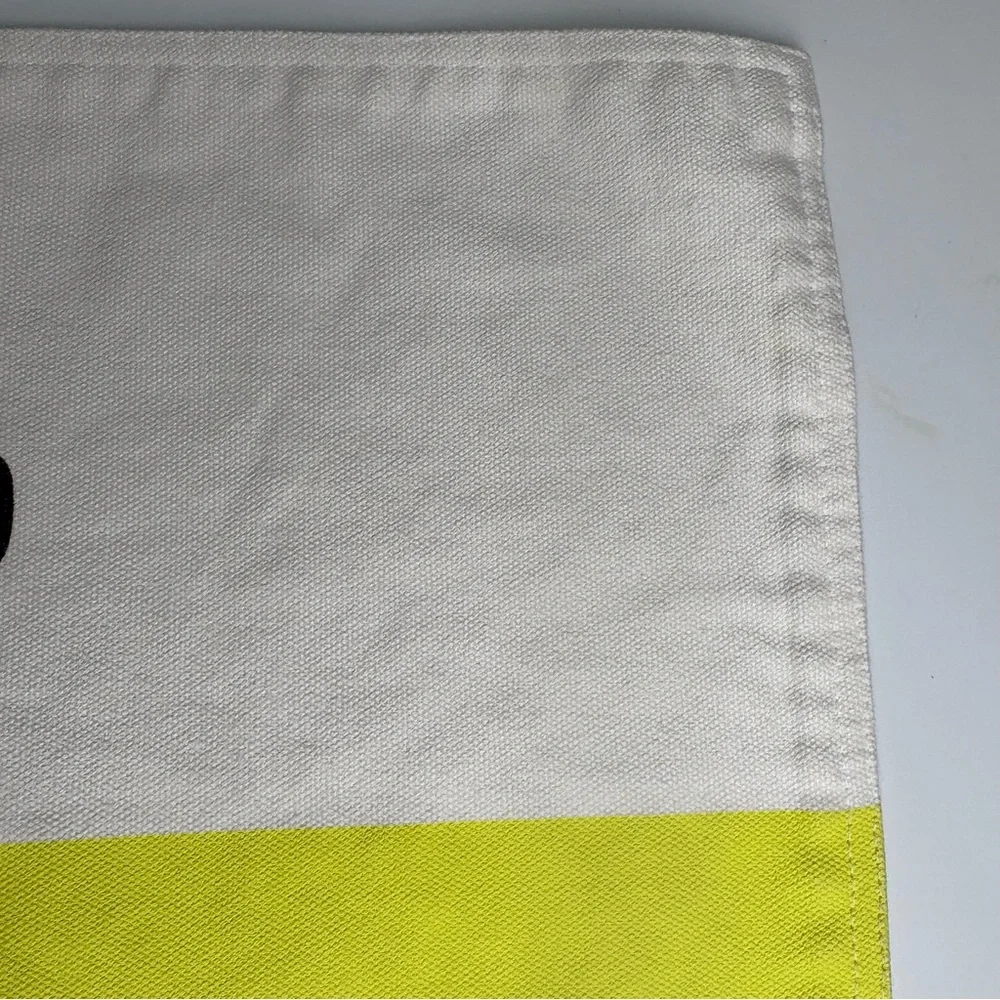 Kate Spade food for thought rise and shine white and yellow single placemat
